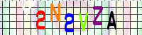 Blue Captcha Image