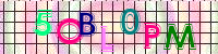 Blue Captcha Image