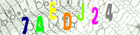 Blue Captcha Image