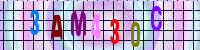 Blue Captcha Image