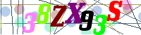 Blue Captcha Image