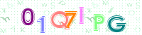 Blue Captcha Image