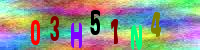 Blue Captcha Image