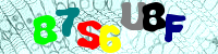 Blue Captcha Image