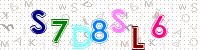 Blue Captcha Image