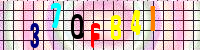 Blue Captcha Image