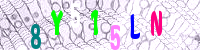 Blue Captcha Image