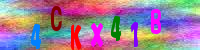 Blue Captcha Image
