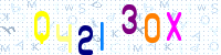 Blue Captcha Image