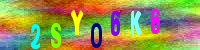 Blue Captcha Image