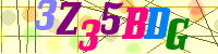 Blue Captcha Image
