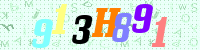 Blue Captcha Image