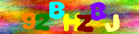 Blue Captcha Image