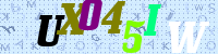 Blue Captcha Image