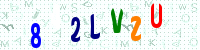 Blue Captcha Image