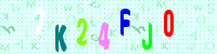 Blue Captcha Image