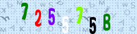 Blue Captcha Image