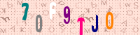 Blue Captcha Image