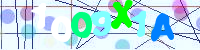 Blue Captcha Image
