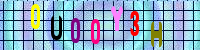 Blue Captcha Image