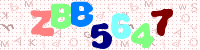Blue Captcha Image