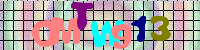 Blue Captcha Image