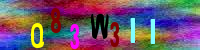 Blue Captcha Image