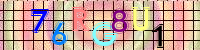 Blue Captcha Image
