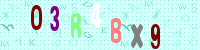 Blue Captcha Image