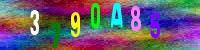 Blue Captcha Image