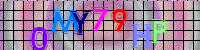 Blue Captcha Image